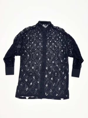 Gianni Versace 90s sheer silk shirt — JAMES VELORIA